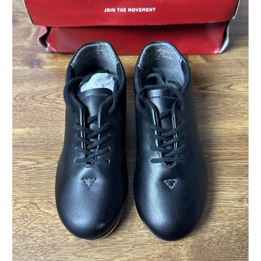 Capezio Kids 443C Black Oxford Tic Top Toe Tap Shoes Black Size 12 M